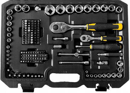 STANLEY ASSORTIMENTO CHIAVI A BUSSOLA DA 1/4" - 1/2" PZ175