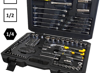 STANLEY ASSORTIMENTO CHIAVI A BUSSOLA DA 1/4" - 1/2" PZ175