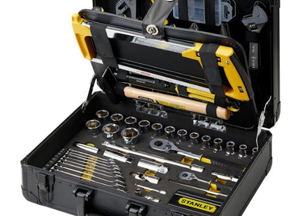 STANLEY VALIGIA IN ALLUMINIO CON 142 UTENSILI ORGANIZZATI IN 4 SCOMPARTI