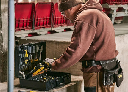 STANLEY VALIGIA IN ALLUMINIO CON 142 UTENSILI ORGANIZZATI IN 4 SCOMPARTI