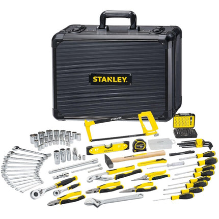 STANLEY VALIGIA IN ALLUMINIO CON 142 UTENSILI ORGANIZZATI IN 4 SCOMPARTI
