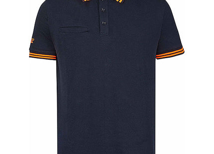U-POWER POLO IN COTONE STRETCH WAY COLORE DEEP BLUE