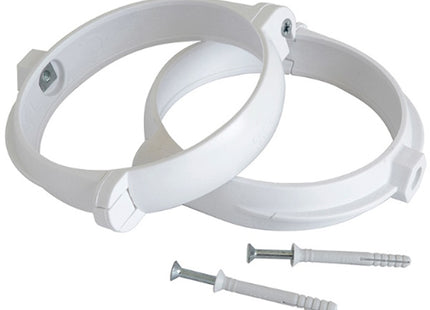 LA VENTILAZIONE STAFFE FERMATUBO CON VITE D.MM100 A COPPIA