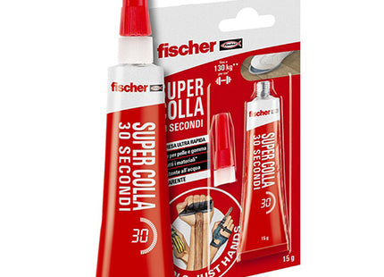 FISCHER SUPER COLLA 30 SECONDI IN GEL TUBETTO DA GR15