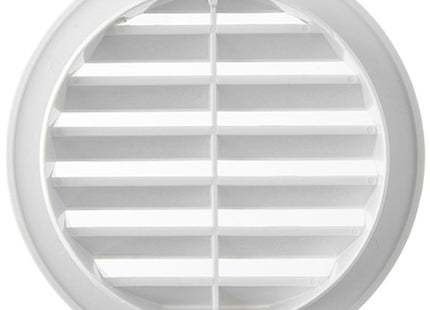 LA VENTILAZIONE GRIGLIA IN ABS TONDA DA INCASSO CON RETE COLORE BIANCO