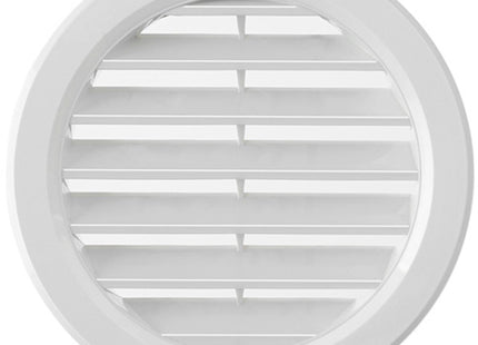LA VENTILAZIONE GRIGLIA IN ABS TONDA DA INCASSO CON RETE COLORE BIANCO