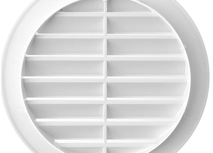 LA VENTILAZIONE GRIGLIA IN ABS TONDA DA INCASSO CON RETE COLORE BIANCO