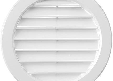 LA VENTILAZIONE GRIGLIA IN ABS TONDA DA INCASSO CON RETE COLORE BIANCO