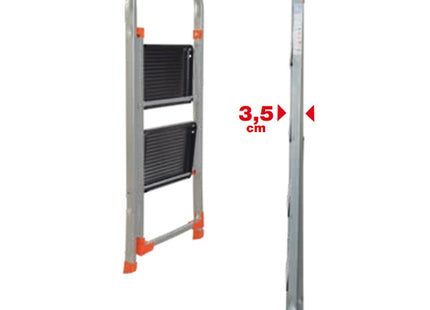 FACAL SGABELLO TINTO IN TUBOLARE DI ACCIAIO