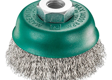 SIT SPAZZOLA A TAZZA IN FILO ONDULATO INOX D.MM 80 M14 ART.0925