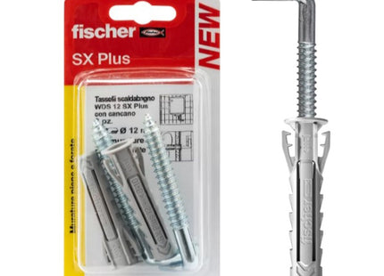 FISCHER TASSELLI IN NYLON CON GANCIO PIATTO WDS K IN BLISTER