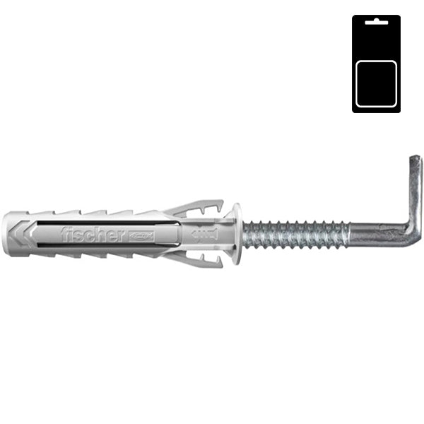 FISCHER TASSELLI IN NYLON CON GANCIO PIATTO WDS K IN BLISTER