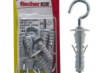 FISCHER TASSELLI IN NYLON CON OCCHIOLO APERTO SB.../1 IN BLISTER