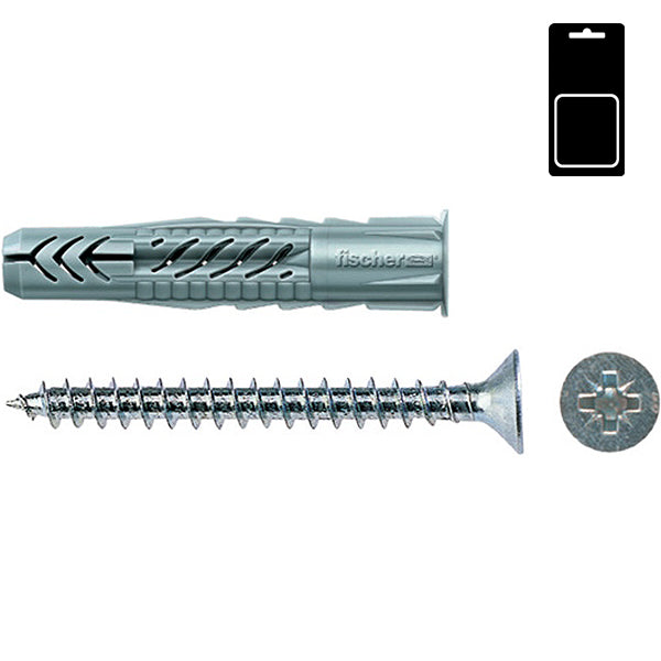 FISCHER TASSELLI IN NYLON CON VITE TSP PZ UX S K IN BLISTER