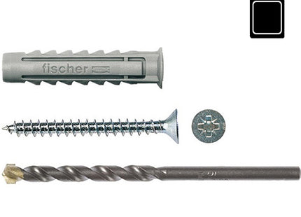 FISCHER TASSELLI IN NYLON CON VITI E PUNTA W100 SX10 K BLISTER PZ4+1