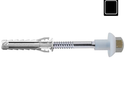 FISCHER TASSELLI PER SANITARI WB2 INOX CON VITE 7/32"X80MM BLISTER PZ2*