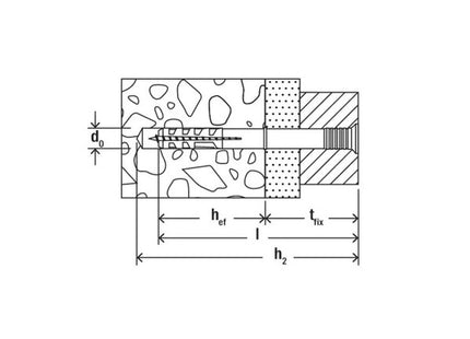 FISCHER TASSELLI PROLUNGATI IN NYLON CON VITE N K IN BLISTER