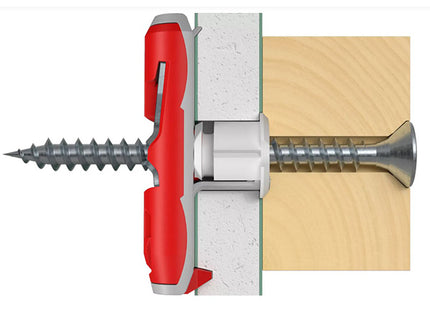 FISCHER TASSELLO DUOTEC 12 H FISSAGGIO BASCULANTE IN NYLON CON GANCIO M6