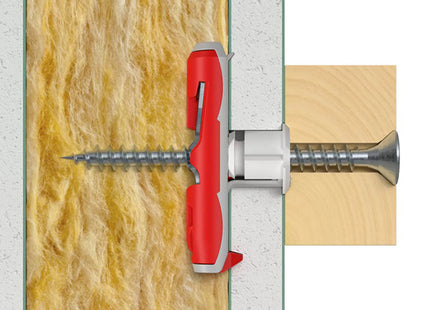 FISCHER TASSELLO DUOTEC 12 H FISSAGGIO BASCULANTE IN NYLON CON GANCIO M6