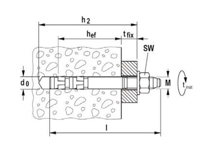 FISCHER TASSELLO EXA IN ACCIAIO A DOPPIO CONO