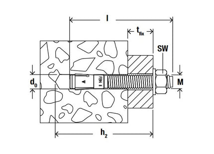 FISCHER TASSELLO FBN II R IN ACCIAIO INOX A4 CON FASCETTA ESPANDENTE