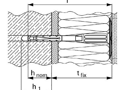 FISCHER TASSELLO FIF-CN II PER FISSAGGIO ISOLAMENTI