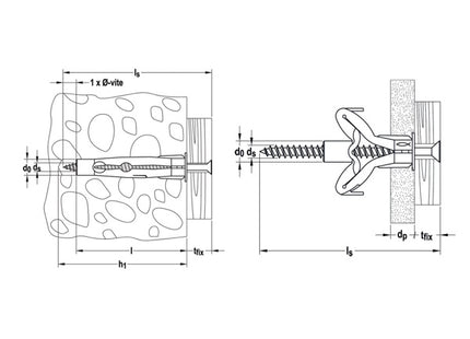 FISCHER TASSELLO FU IN NYLON SENZA VITE