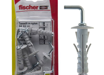 FISCHER TASSELLI IN NYLON CON GANCIO MEDIO SB.../2 K IN BLISTER