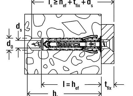 FISCHER TASSELLO SX PLUS S K IN NYLON CON VITI E PUNTA W100 IN BLISTER