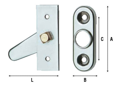 ALDEGHI ART. 200IN TAVELLINO INOX