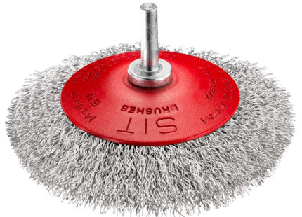 SIT SPAZZOLA CONICA IN FILO ONDULATO CON GAMBO D.MM 95 ART.0212