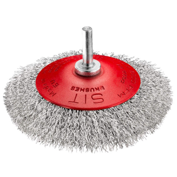 SIT SPAZZOLA CONICA IN FILO ONDULATO CON GAMBO D.MM 95 ART.0212