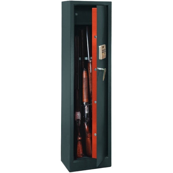 TECHNOMAX ARMADIO PORTAFUCILI CON COMBINAZIONE TCE/5 PER 5 FUCILI GRIGIO