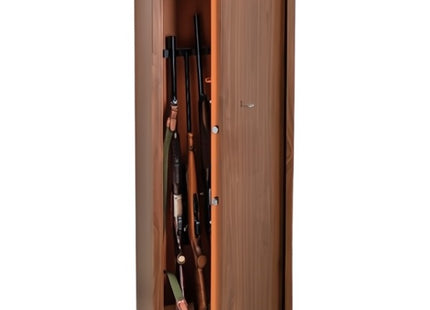 TECHNOMAX ARMADIO PORTAFUCILI A CHIAVE EFFETTO LEGNO MOD. TCL/4 4 FUCILI