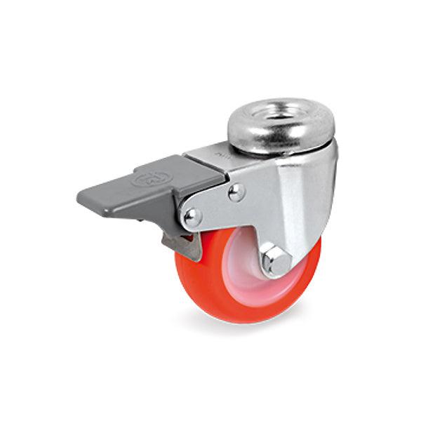 TELLURE ROTA RUOTA 36 SUPPORTO GIREVOLE CON FORO+FRENO