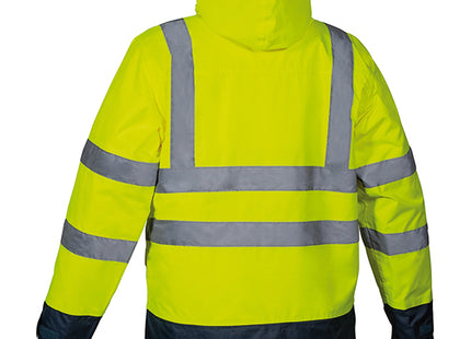 COFRA GIACCA ALTA VISIBILITA&apos; TELSEN 3 IN 1 GIALLO FLUO/NAVY