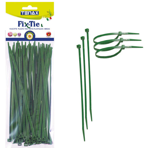 TENAX FASCETTE MULTIUSO ART. FIX-TIE COLORE VERDE
