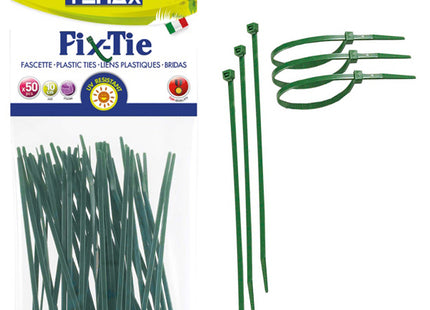 TENAX FASCETTE MULTIUSO ART. FIX-TIE COLORE VERDE