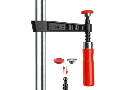 BESSEY STRETTOIO A VITE IMPUGNATURA IN LEGNO ART. TG MM300X120