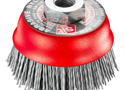 SIT SPAZZOLA A TAZZA IN NYLON ABRASIVO D.MM 80 M14 ART.0129