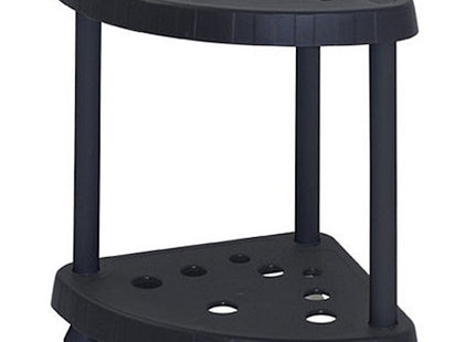 MOBIL PLASTIC SCAFFALE TIDY 212 ANGOLARE 2 PIANI CM 39X39X52 NERO