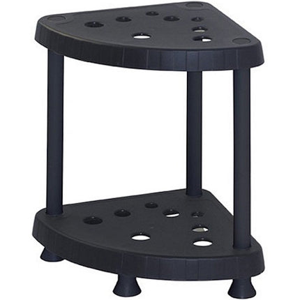 MOBIL PLASTIC SCAFFALE TIDY 212 ANGOLARE 2 PIANI CM 39X39X52 NERO