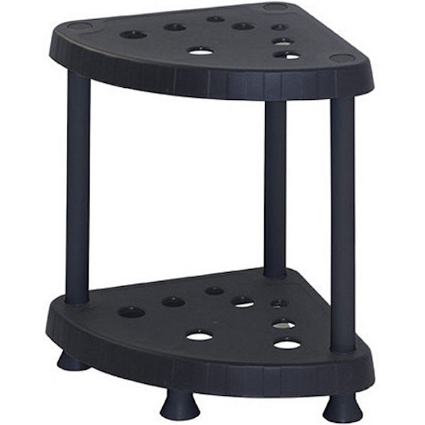 MOBIL PLASTIC SCAFFALE TIDY 212 ANGOLARE 2 PIANI CM 39X39X52 NERO