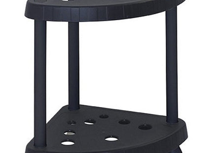 MOBIL PLASTIC SCAFFALE TIDY 212 ANGOLARE 2 PIANI CM 39X39X52 NERO