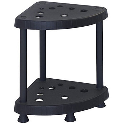 MOBIL PLASTIC SCAFFALE TIDY 212 ANGOLARE 2 PIANI CM 39X39X52 NERO