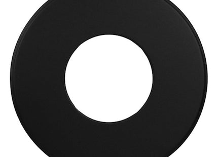 SYNERGY ROSONE A MURO IN ACCAIO PER STUFE A PELLETS D.MM 80 NERO