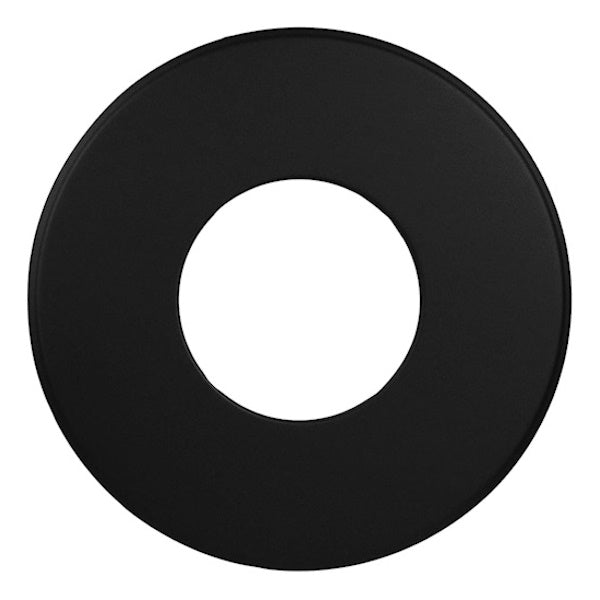 SYNERGY ROSONE A MURO IN ACCAIO PER STUFE A PELLETS D.MM 80 NERO