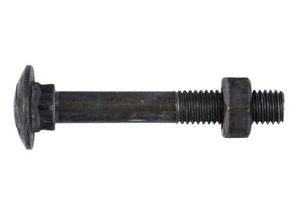 BULLONE A TESTA TONDA QUADRO SOTTOTESTA 4.8 UNI 5732 GREZZO M12X140