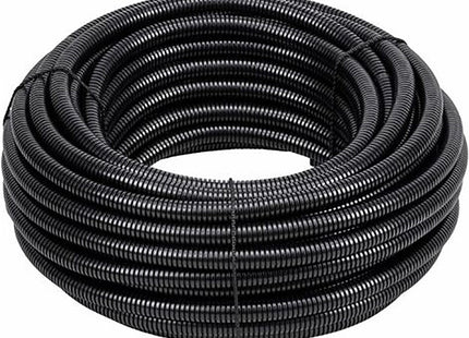 ELETTROCANALI TUBO CORRUGATO IN PVC TC15-3321 MEDIO NERO