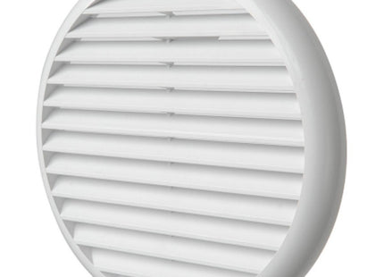 LA VENTILAZIONE GRIGLIA IN ABS TONDA CON MOLLE COLORE BIANCO